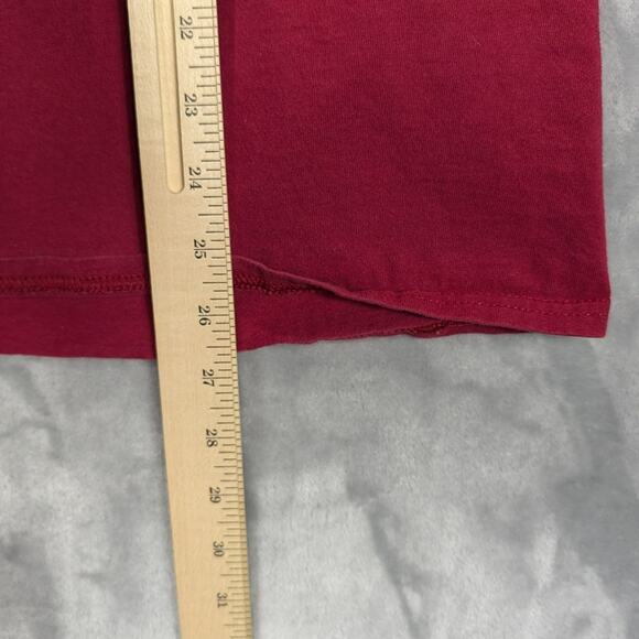 Razorbacks Shirt Mens Large Red Woo Pig Sooie Hogs Arkansas Football Basketball - Picture 7 of 7